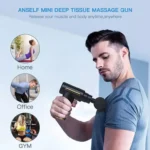 ماساژور تفنگی شارژی مدل massage gun